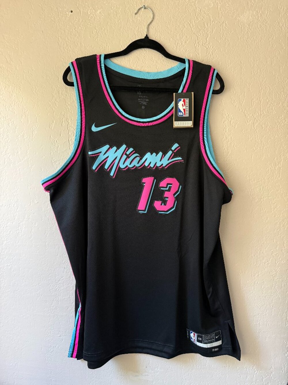 Bam Adebayo Miami Heat 2025/26 Nike Swingman Jersey - Vice Nights City Edition